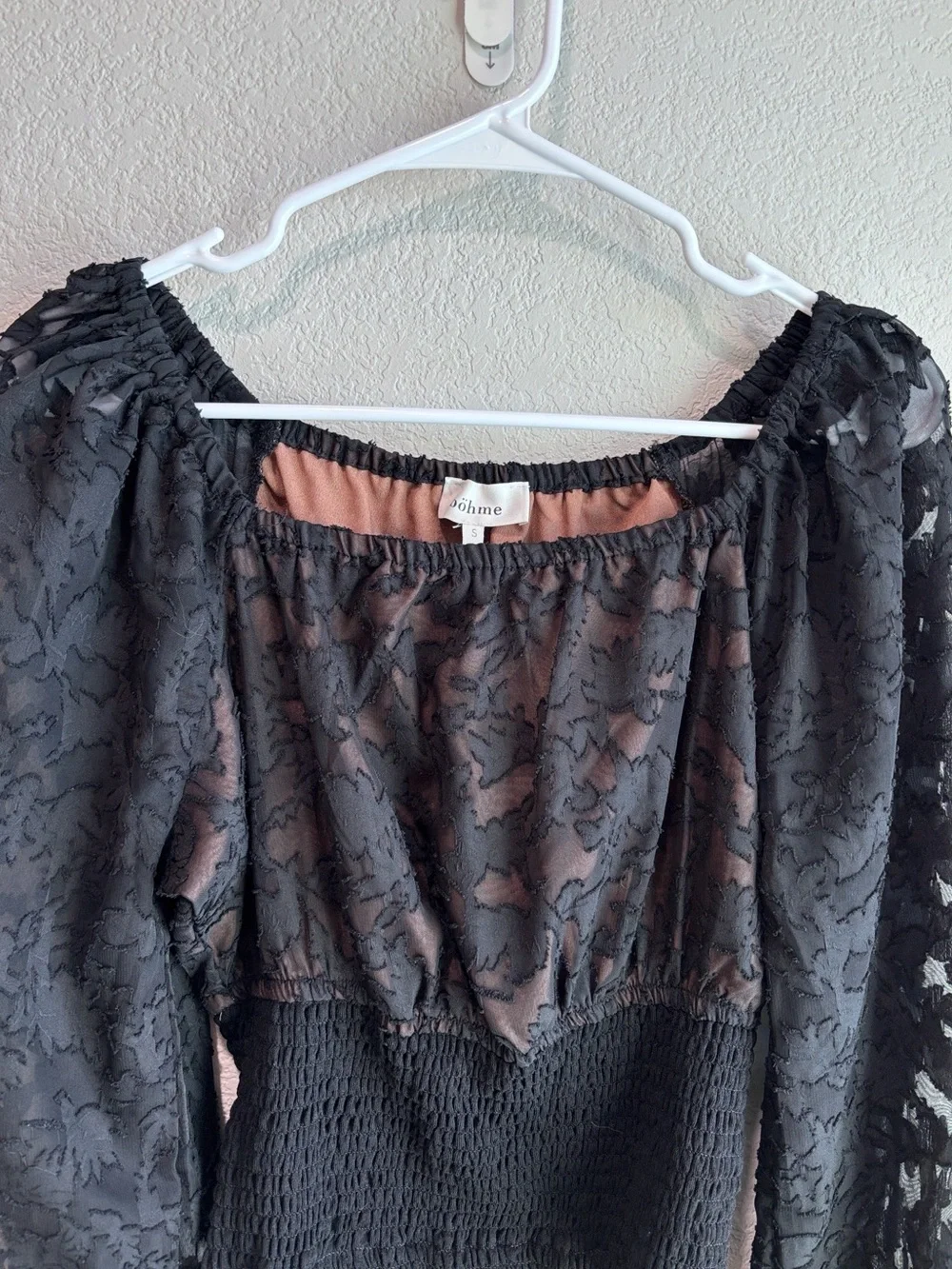 bohme smocked lace